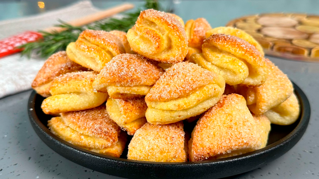 творожное печенье гусиные лапки